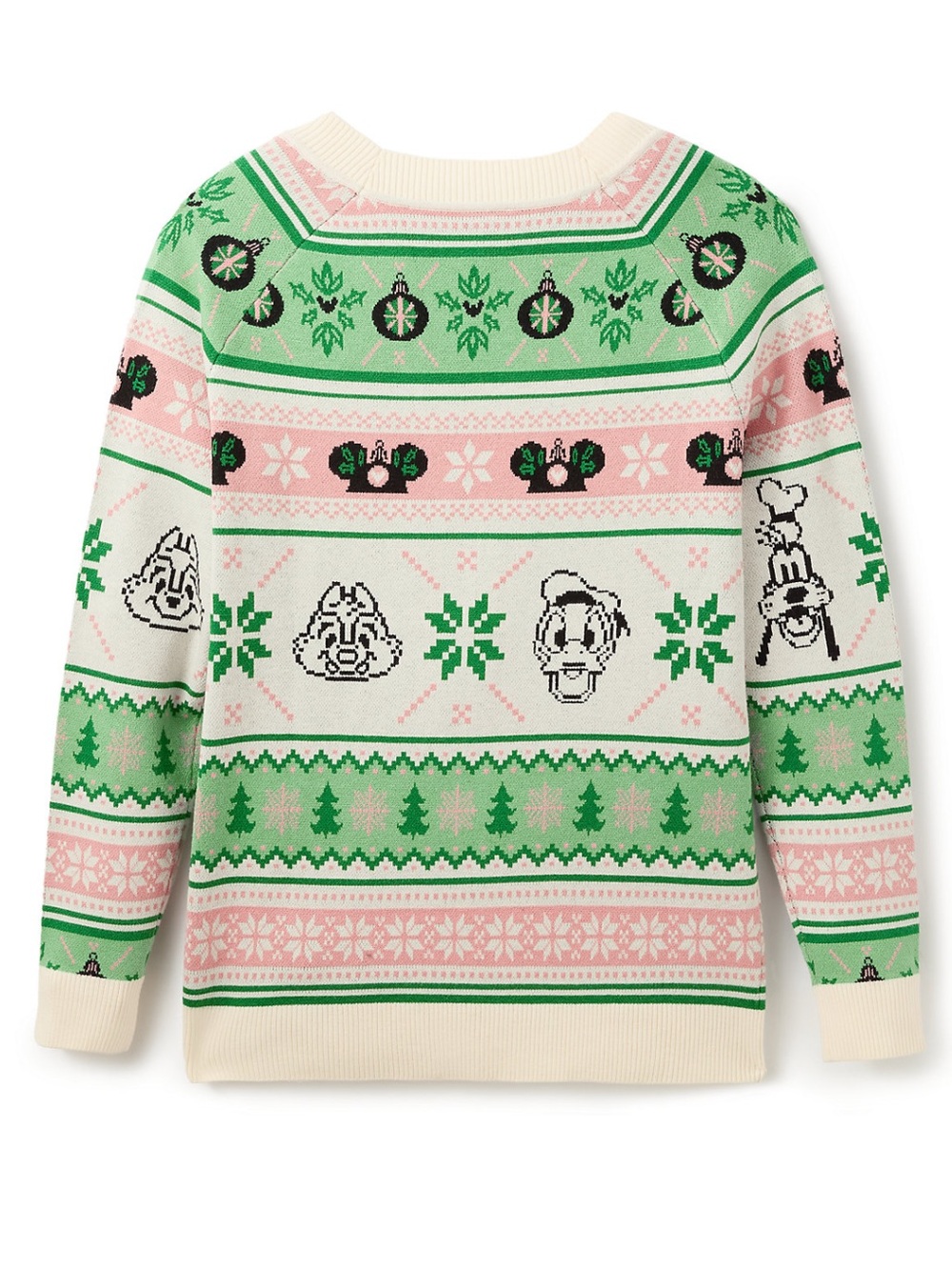 NEW Mickey Mouse and Friends Holiday Cardigan Sweater - Picture 6 of 12